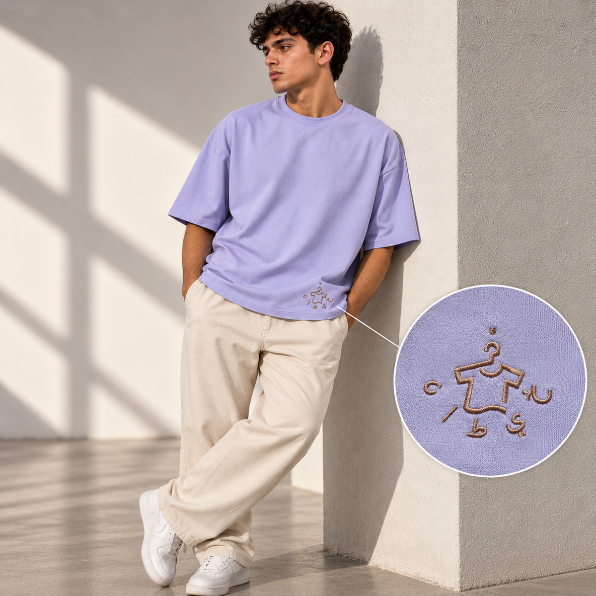 KHETAN Purple Printed T-Shirt | Product Image 07
