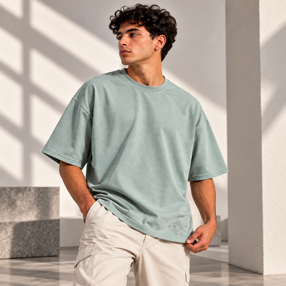 KHETAN Green Printed T-Shirt | Product Image 05