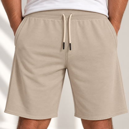 KHETAN Beige Shorts | Product Image 01